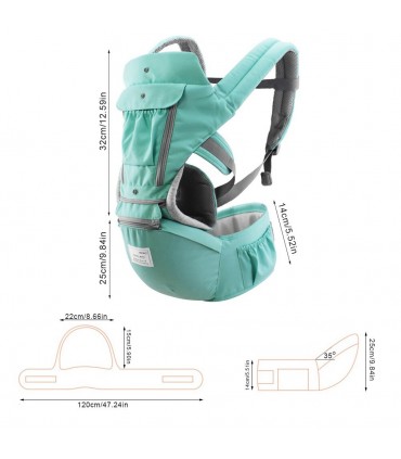Ергономично кенгуру за деца със столче