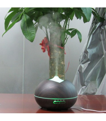 Арома Дифузер за етерични масла 300мл. за Ароматерапия Овлажнител за въздух с Йонизатор и LED светлини