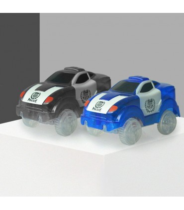 Количка полицейска кола за светеща писта Меджик тракс