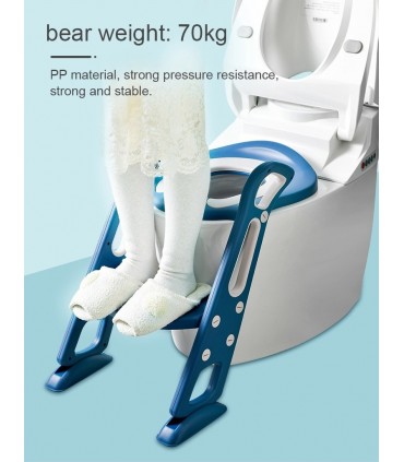 Детска седалка-адаптер за тоалетна чиния със стълба