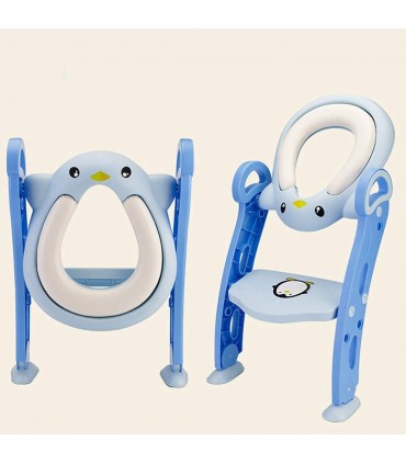 Детска седалка-адаптер за тоалетна чиния със стълба