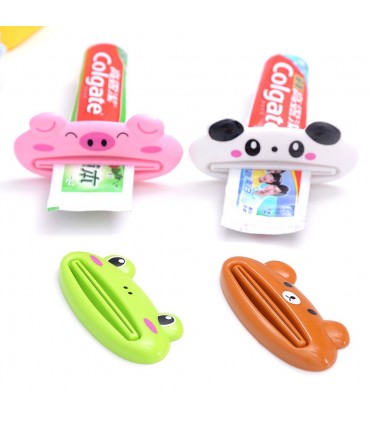 Детска машинка за изстискване на  паста за зъби с дизайн на животинче