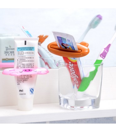 Детска машинка за изстискване на  паста за зъби с дизайн на животинче