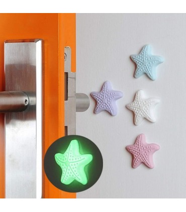 Буфер за врата стенен кръгъл самозалепващ "Звезда"