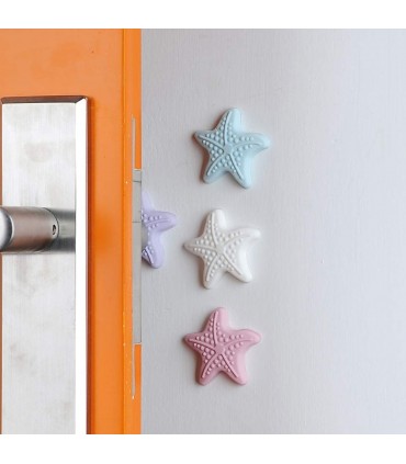 Буфер за врата стенен кръгъл самозалепващ "Звезда"