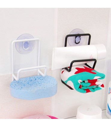 Метална поставка за кухненска гъба и телчета за мивката