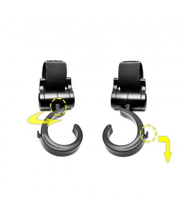 Универсални кукички за закачане към бебешка количка