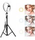 LED ринг лампа с трипод, осветление за TikTok, streaming, видео чат, с три режима