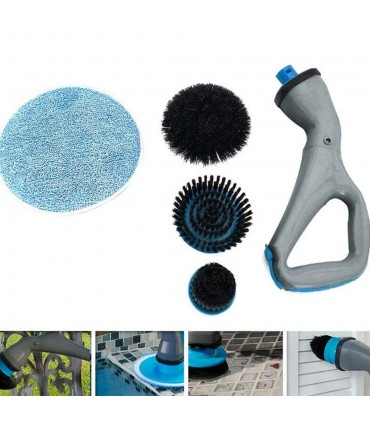 ЕЛЕКТРИЧЕСКА ЧЕТКА ЗА ПОЧИСТВАНЕ И ПОЛИРАНЕ ЗА ВСЯКАКВИ ПОВЪРХНОСТИ HURRICANE MUSCLE SCRUBBER