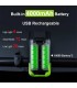 Фар за велосипед, Акумулаторна батерия 4000mAh, 2 х LED крушки T6