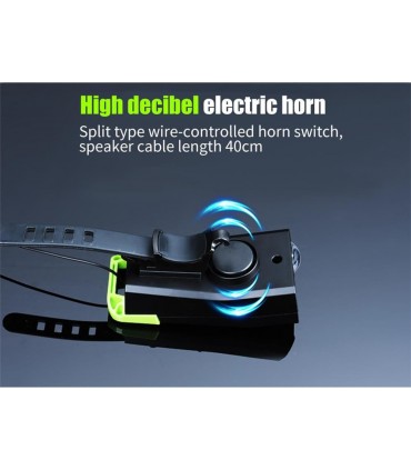 Фар за велосипед, Акумулаторна батерия 4000mAh, 2 х LED крушки T6