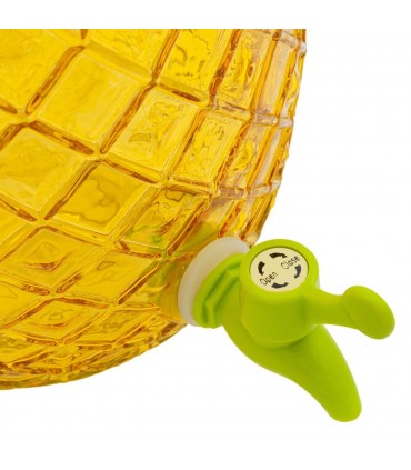 СТЪКЛЕН БУРКАН ЗА НАПИТКИ И КОКТЕЙЛИ С ФОРМА НА АНАНАС