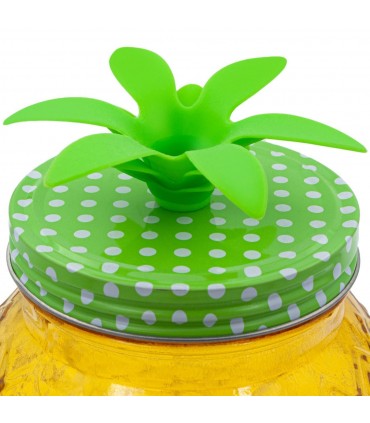 СТЪКЛЕН БУРКАН ЗА НАПИТКИ И КОКТЕЙЛИ С ФОРМА НА АНАНАС