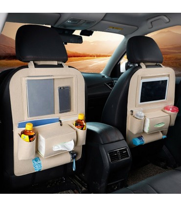 Органайзер за автомобилна седалка с прозрачен джоб за iPad и таблет модел 2900