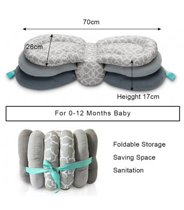 Многофункционална възглавница за кърмене и спане на бебета и малки деца