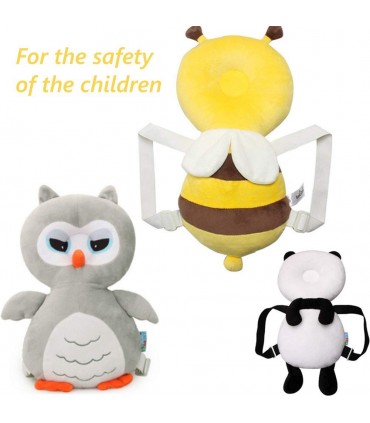 Протектор за прохождащи деца за глава и гръб, плюшена играчка