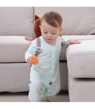 Протектор за прохождащи деца за глава и гръб, плюшена играчка