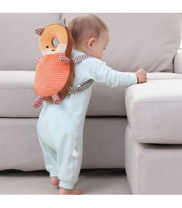 Протектор за прохождащи деца за глава и гръб, плюшена играчка