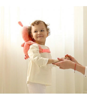 Протектор за прохождащи деца за глава и гръб, плюшена играчка