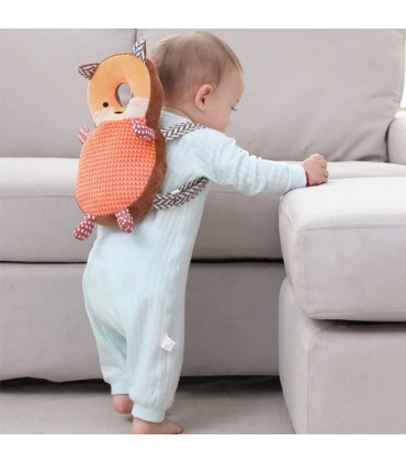 Протектор за прохождащи деца за глава и гръб, плюшена играчка