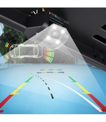 Камера за задно виждане със стойка рамка за рег.номер