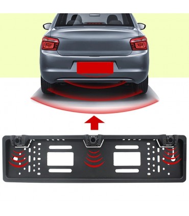 Камера за задно виждане със стойка рамка за рег.номер