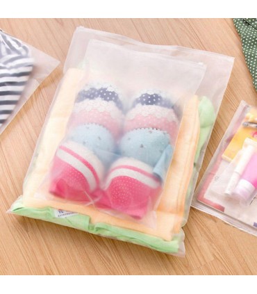 Прозрачни пликове за съхранение на багаж при пътуване в пет размера