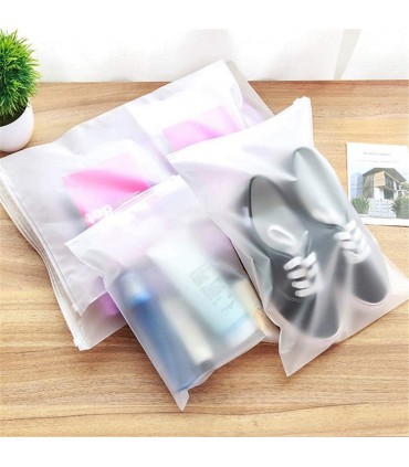 Прозрачни пликове за съхранение на багаж при пътуване в пет размера