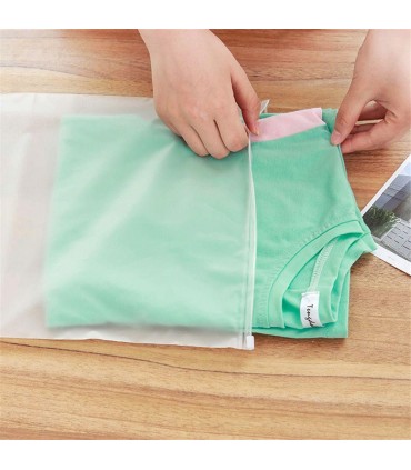 Прозрачни пликове за съхранение на багаж при пътуване в пет размера