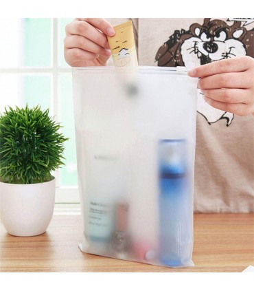 Прозрачни пликове за съхранение на багаж при пътуване в пет размера