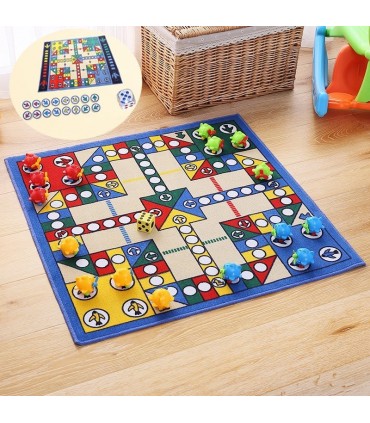 ИГРА КИЛИМЧЕ НЕ СЕ СЪРДИ ЧОВЕЧЕ 80Х80 СМ. СЪС ЗАРЧЕ И ФИГУРИ