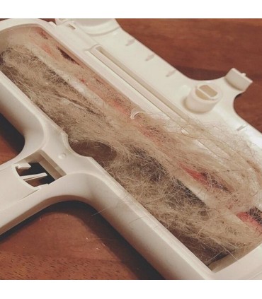 Четка за почистване на косми от кучета и котки с контейнер