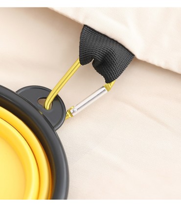 Сгъваема силиконова купа за вода или храна за домашни любимци