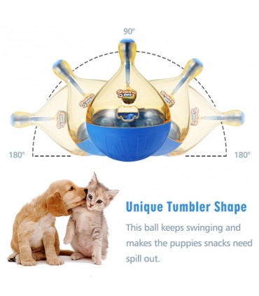Играчка за куче/коте люлееща се топка с храна