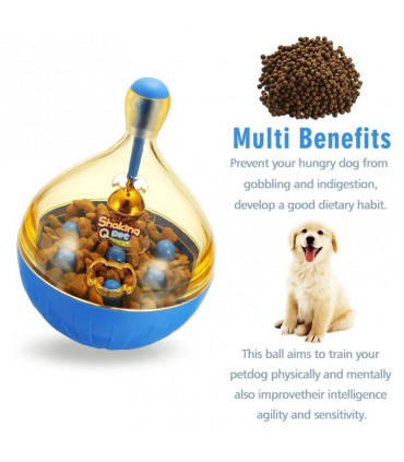 Играчка за куче/коте люлееща се топка с храна