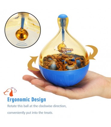 Играчка за куче/коте люлееща се топка с храна