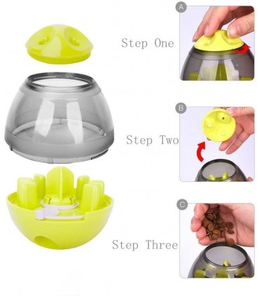 Играчка за куче/коте люлееща се топка с храна