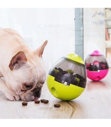 Играчка за куче/коте люлееща се топка с храна