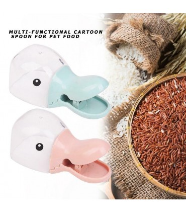 2 в 1 мерителна лъжичка и щипка затваряне на плик за кучешка храна