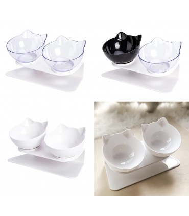 Поставка с две купи за храна и вода за котки