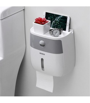 Водоустойчива поставка за тоалетна хартия с чекмедже