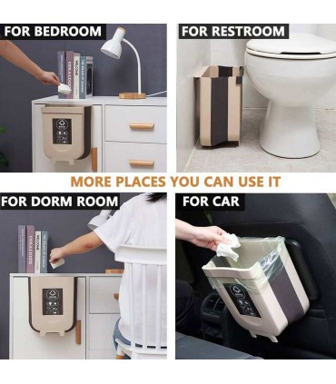 Практично сгъваемо кошче за боклук за шкаф