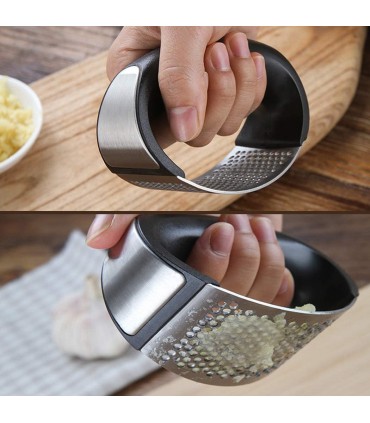 Ръчна преса за чесън от неръждаема стомана