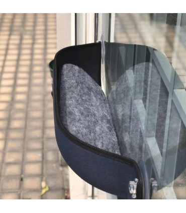 Легло за котки за прозорец за странично поставяне с вакуум