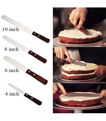 Сладкарски инструменти за декорация и заглаждане на торта