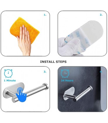 Поставка за тоалетна хартия без пробиване