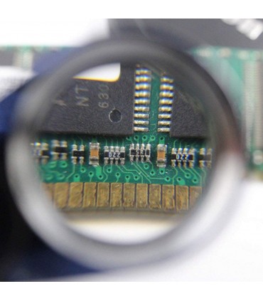 Джобна златарска мощна ръчна лупа лед осветление 40Х за четене бижута