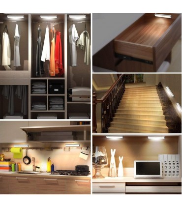 LED лампа с акумулаторна батерия и сензор за движение с дължина  19 и 37 см.