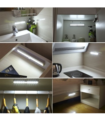 LED лампа с акумулаторна батерия и сензор за движение с дължина  19 и 37 см.