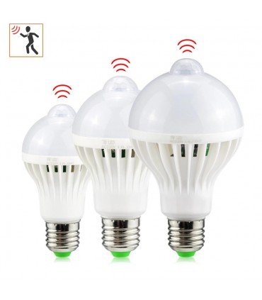 ЛЕД КРУШКА С ДАТЧИК ЗА ДВИЖЕНИЕ Е27